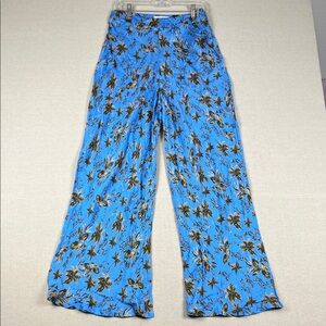 Anthropologie Kivari Paola Pant in Blue and Brown NWT
Size: 8 - Large